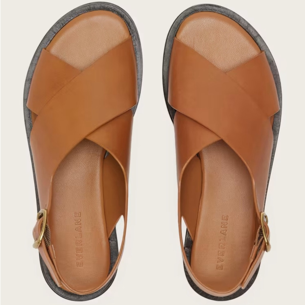 Everlane The City Crossover Sandal Desert Tan - Picture 6 of 6